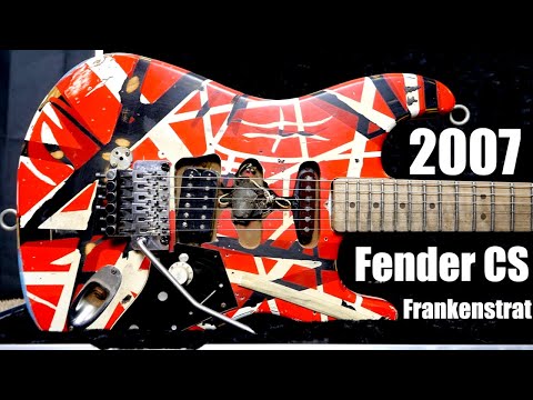 Видео: Это «настоящая сделка» | 2007 Fender Custom Shop Masterbuilt EVH Eddie Van Halen Frankenstrat Aged