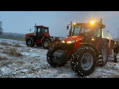 Видео: Первый выезд в поле 2023 | Подкармливаем озимую пшеницу на Massey Ferguson 6713