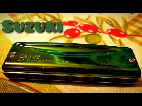 Видео: Губная гармошка "Suzuki Olive" обзор!