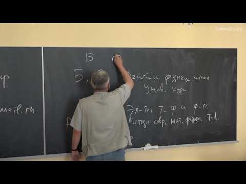 Видео: Богачёв В.И. - Функциональный анализ - 1. Введение в функциональный анализ. Основные понятия