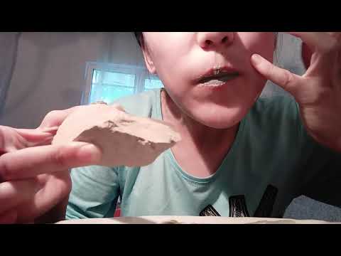 Видео: Asmr/chalk/clay/Uzbek blue clay and Turkistan White. Глина Голубая узбечка и Туркистан белая