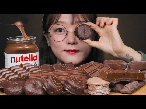 Видео: ASMR (шоколад,  сливки) *десерт* |  *DESSERT* MUKBANG | AeJeong ASMR