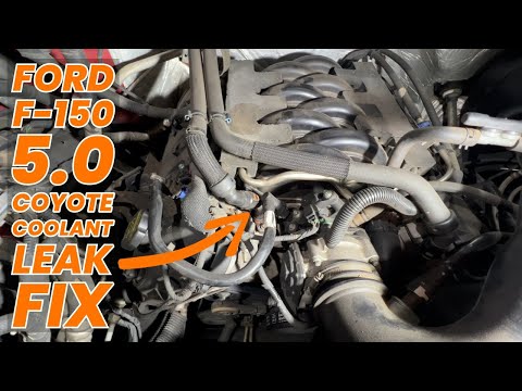 Видео: Устранение течи охлаждающей жидкости на Ford F-150. Инструкция по замене впускного шланга радиато...