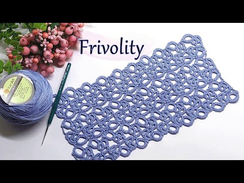 Видео: Шикарный узор крючком  "Frivolity"