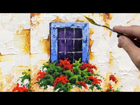 Видео: ЭТА КАРТИНА РАДУЕТ СЕРДЦЕ / АКРИЛОВАЯ ЖИВОПИСЬ ДЛЯ НАЧИНАЮЩИХ