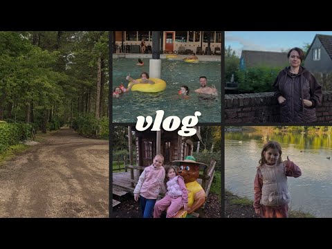 Видео: Семейный отдых в Голландии / наш бассейн и прогулка по кемпингу 