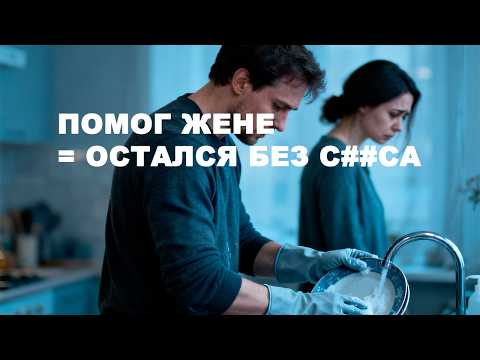 Видео: Мужчины которые помогают с домашними делами получают в 3 раза меньше близости