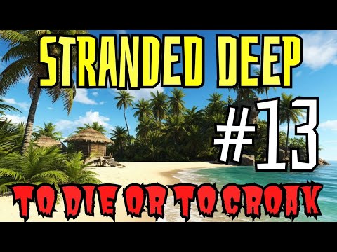 Видео: Stranded Deep #13 — Акула, потерянный остров и первый этаж дома / Shark, lost island & base 🦈