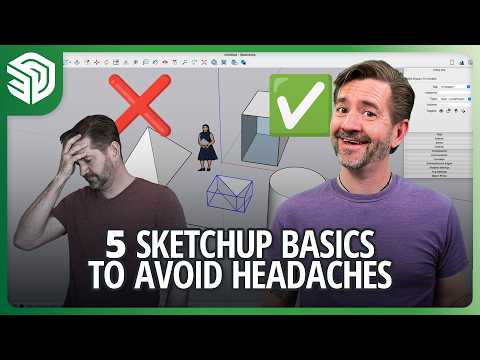 Видео: Лучшие советы по созданию прочной основы 💪 #sketchup