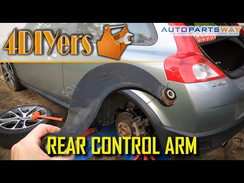 Видео: Как заменить задние верхние рычаги подвески на Volvo C30 S40 V50 C70