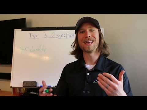 Видео: Три главных возражения, которые я получаю при продаже крыши: как завершить продажу!