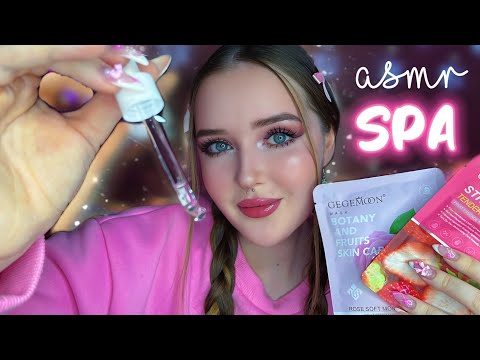 Видео: ASMR🧖🏼‍♀️ приятный СПА для твоего лица💞 уход за лицом , многослойные звуки 😻