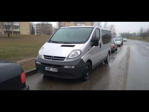 Видео: осмотр опель виваро. хлам.