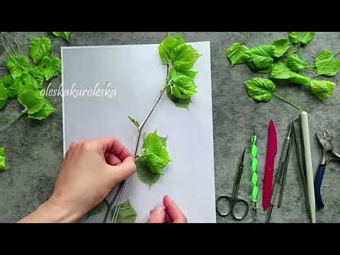 Видео: Промо ролик к курсу по лепке майской ВЕТОЧКИ ЛИПЫ