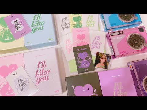 Видео: распаковка illit "I'll like you" (сет регулярок и сет gllit версий)