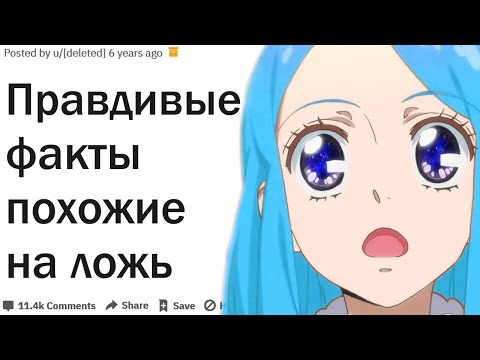 Видео: КАКИЕ ВЫ ЗНАЕТЕ ИСТИННЫЕ ФАКТЫ ПОХОЖИЕ НА ЛОЖЬ?| АПВОУТ