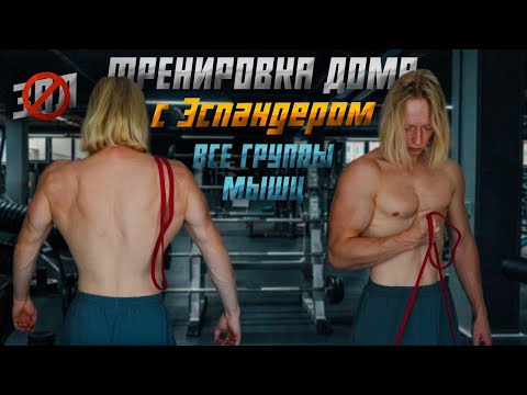 Видео: Тренировка для ВСЕХ мышц Дома с ЭСПАНДЕРОМ! Прокачай тело БЕЗ тренажеров | Воркаут и Калистеника