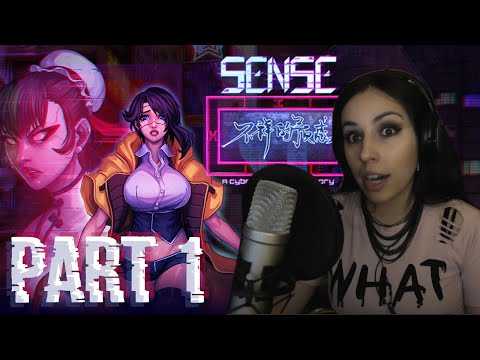 Видео: Sense - 不祥的预感: A Cyberpunk Ghost Story Прохождение PART 1 (Киберпанк и сиськи)