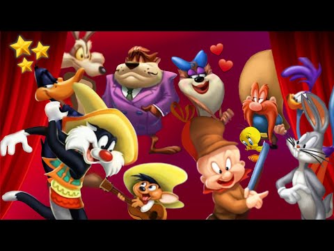 Видео: Looney Tunes: рывок! Геймплей основных уровней