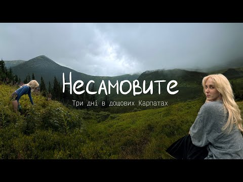 Видео: Три дні в дощових Карпатах: похід до озера Несамовите