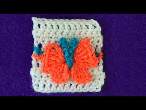 Видео: Узор Объемные бабочки