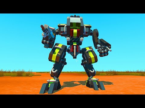 Видео: Крутые постройки в Скрап Механик Робот Вертолёт обзор модов Scrap Mechanic