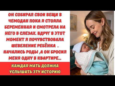 Видео: У МЕНЯ НАЧАЛИСЬ СХВАТКИ, А ОН УШЁЛ ХЛОПНУВ ДВЕРЬЮ...