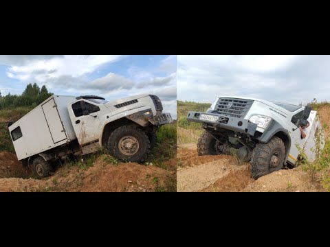 Видео: Испытание Урал некст 4х4 и Садко некст в карьере!!!