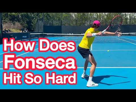 Видео: Вот почему Жоао Фонсека так сильно бьет (техника теннисного удара справа)
