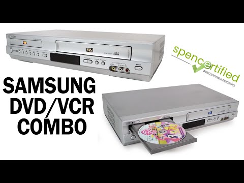 Видео: Демонстрация лучшего DVD-видеомагнитофона Samsung DVD-V4600 Combo Player и VHS-плеера