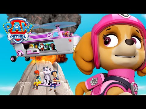 Видео: Спасяване от изригващ вулкан! 🌋 Скай спасява деня! | PAW Patrol Bulgarian