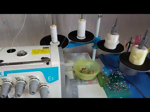 Видео: Оверлок Jack E3-4-М2-24. Купила оверлок JACK, обустройство рабочего места.