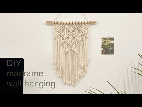 Видео: DIY | macrame wall hanging home decor | Сделай сам | макраме настенный декор для дома