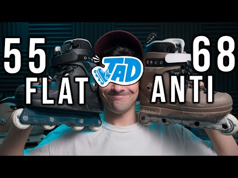 Видео: Рамы IQON 68 мм Anti против 55 мм UC Flat THEM Street - JAD Rollerblading