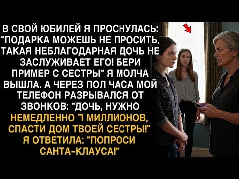 Видео: Я ПЛАКАЛ,ЧИТАЯ! НА ЮБИЛЕЙ-''НЕ ЗАСЛУЖИВАЕШЬ!'' ПРОСЯТ 7 МЛН СПАСТИ СЕСТРУ.ОТВЕТИЛА-''САНТА-КЛАУСА!''