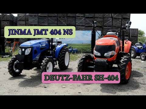 Видео: Сравнение минитракторов Jinma JMT 404 NS vs. DEUTZ-FAHR SH-404