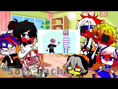 Видео: • Реакция стран • На комиксы про них • Countryhumans and Gacha Club •