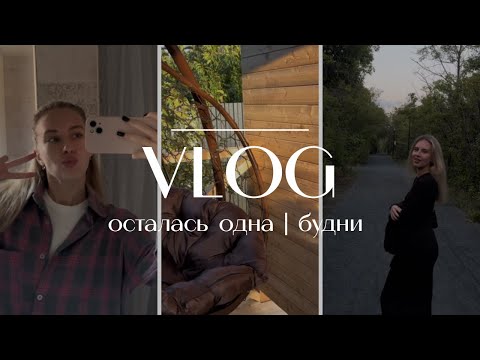 Видео: VLOG осталась одна/ я ярая фанатка/ крашу забор 