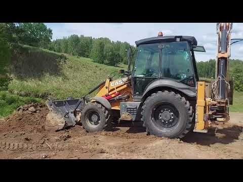 Видео: Планировка участка CASE 580ST.