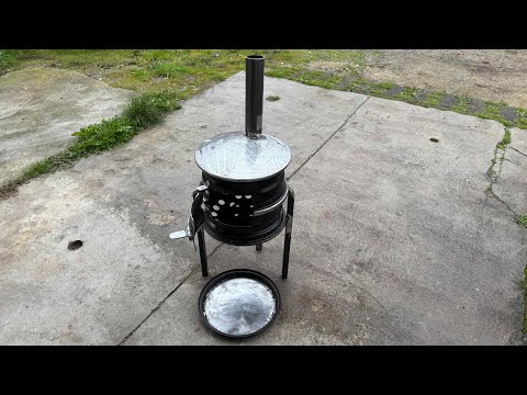 Видео: Піч із старих автомобільних дисків 