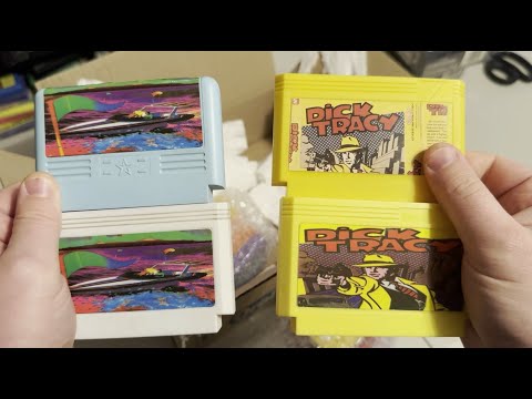 Видео: Видео никакое. Не стоит время тратить. Распаковка. В основном пиратки из Южной Америки (Sega, Dendy)