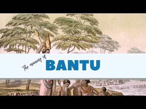 Видео: Что на самом деле означает банту