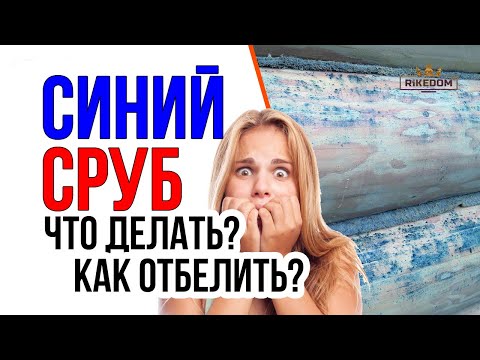 Видео: Синева в деревянном доме, что делать?  Стоит ли  отбелить?  Чем отбеливать? | RiKEDOM