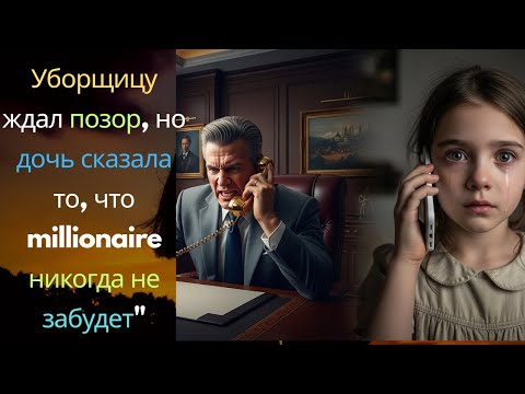 Видео: МИЛЛИОНЕР позвонил, чтобы УВОЛИТЬ уборщицу, но трубку взяла её ДОЧЬ и раскрыла ШОКИРУЮЩУЮ правду