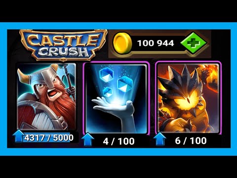 Видео: ПОТРАТИЛ 100К НА ПРОКАЧКУ В CASTLE CRUSH 2023