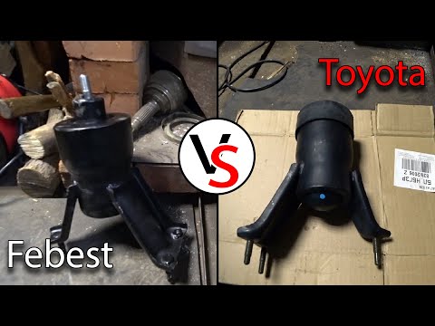 Видео: Обзор задней подушки ДВС Toyota Camry SXV20