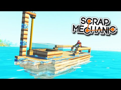 Видео: ПЛЫВУ по ВОДЕ на ХАЛЯВНОЙ ТЯГЕ в 0.5.0 | SCRAP MECHANIC