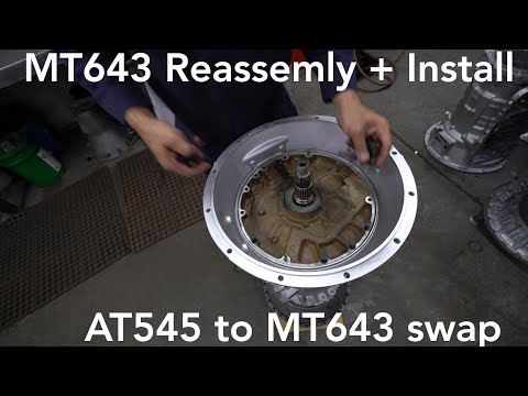 Видео: ALLISON REBUILT MT643 - Повторная сборка + проверка на динамометре. Замена AT545.
