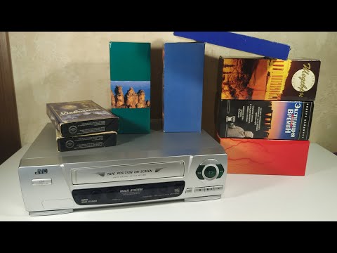 Видео: Еще один VHS плеер в коллекцию - JVC HR-P185EE