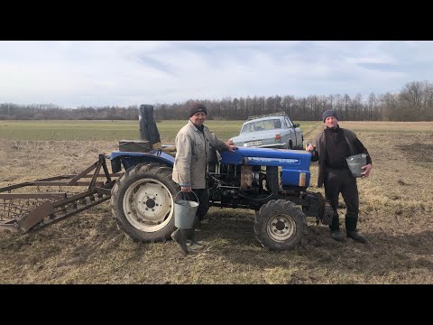 Видео: Почали посівну! Сіємо ячмінь з люцерною дідовським способом самою точною сівалкою.